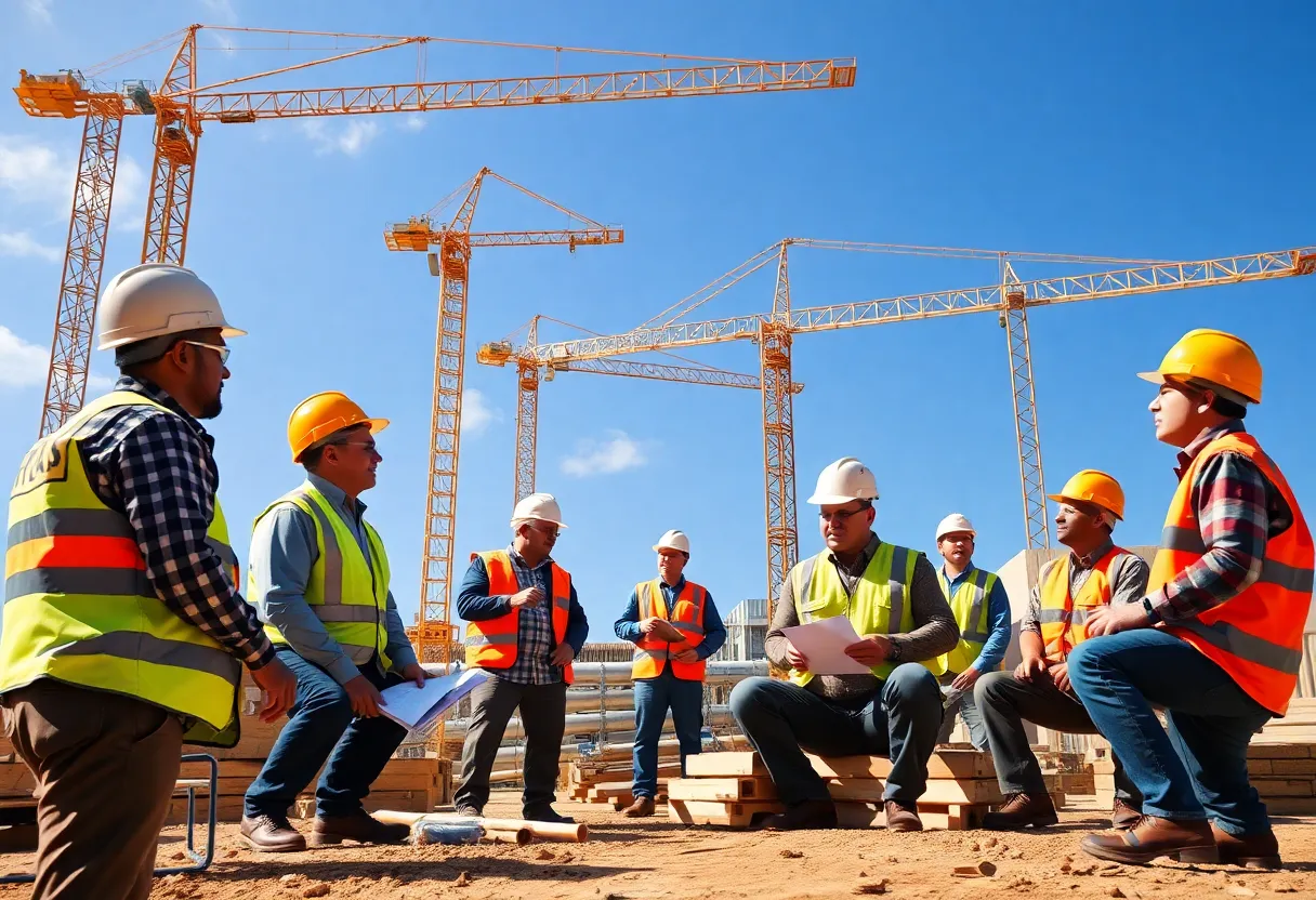 Contractors discussing reforms influenced by the One Big Beautiful Bill Act