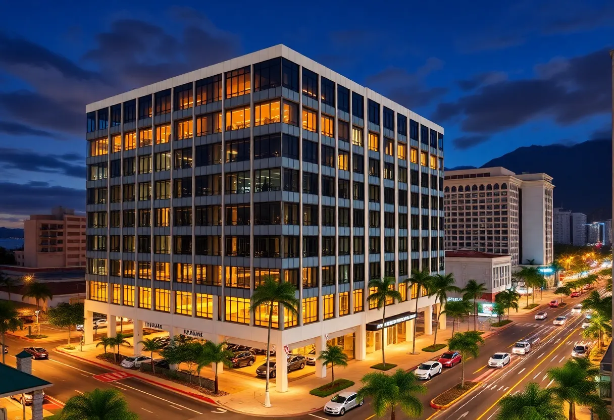 Office building acquired by Bowers and Kubota Consulting in Honolulu